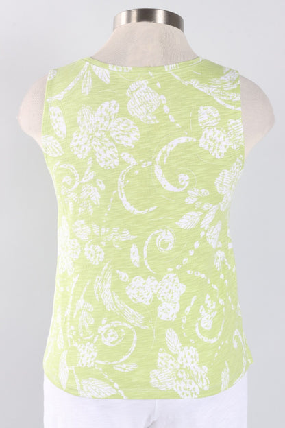 Crew Tank - Kiwi Vintage Scroll