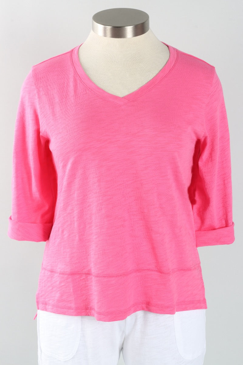 Easy V Tee - Cosmo