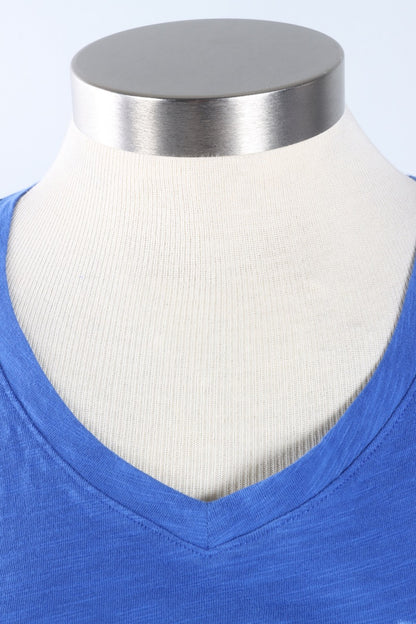 Shibori Heart V-Neck Tee - Resort
