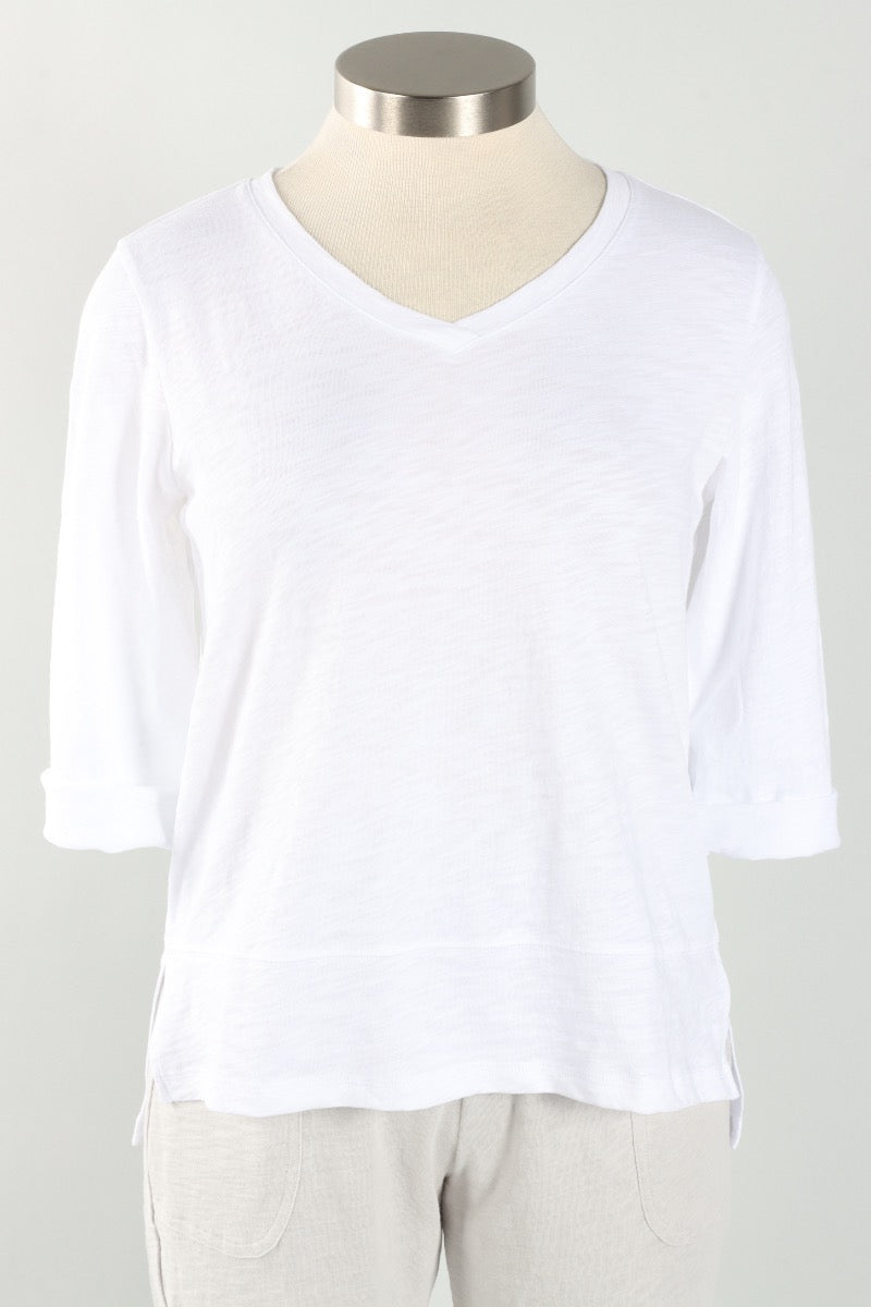 Easy V Tee - White