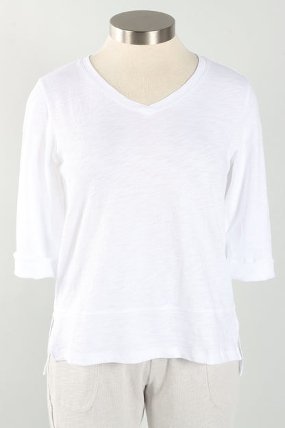 Easy V Tee - White
