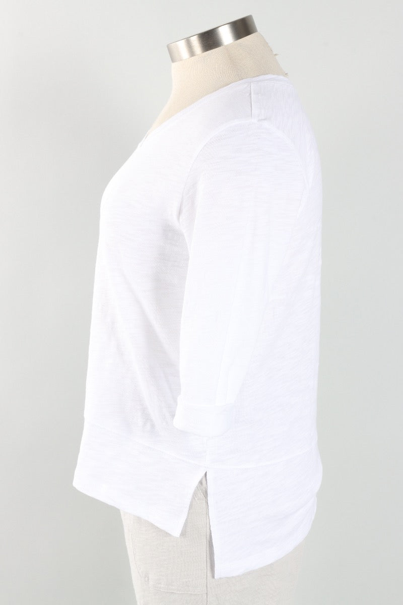 Easy V Tee - White
