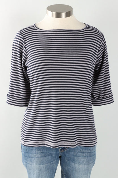 Boat Neck Top - Platinum