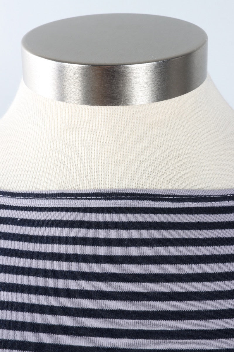 Boat Neck Top - Platinum