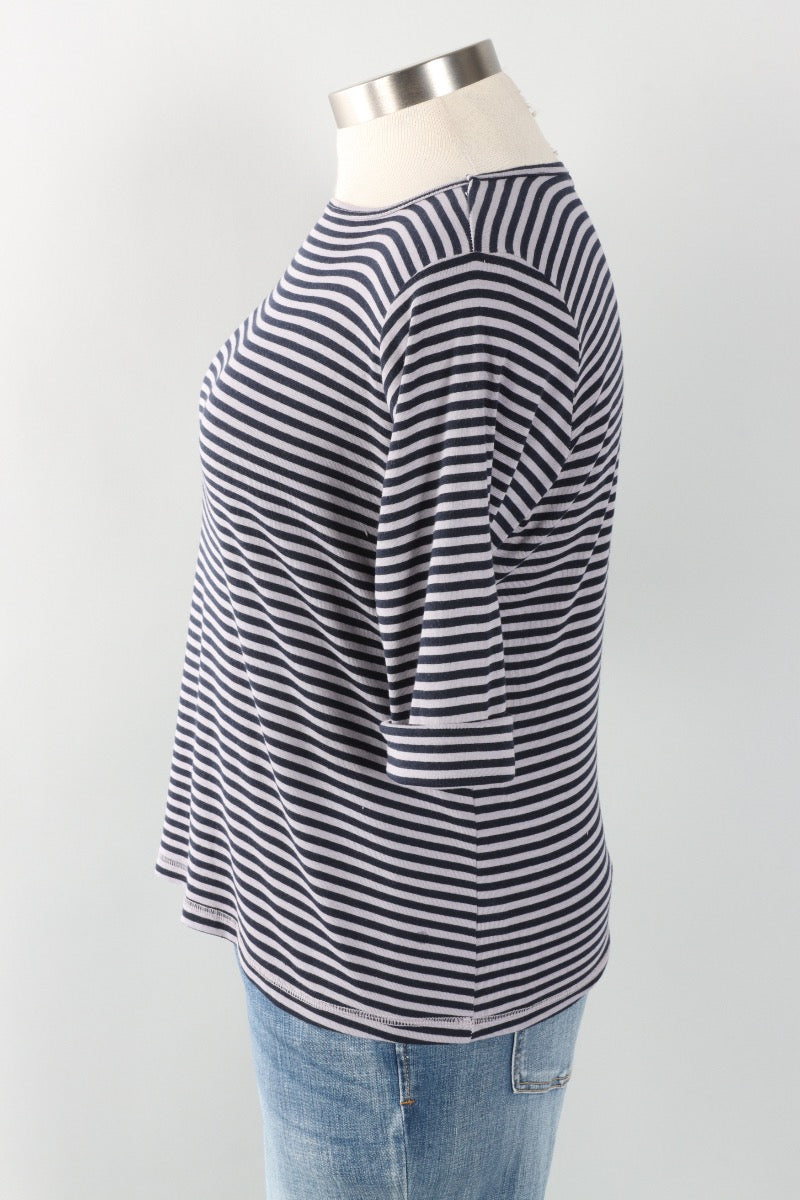 Boat Neck Top - Platinum