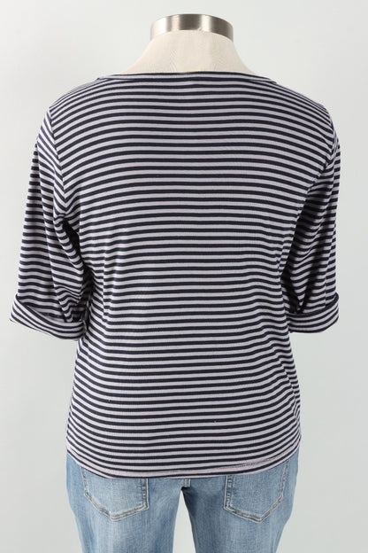 Boat Neck Top - Platinum