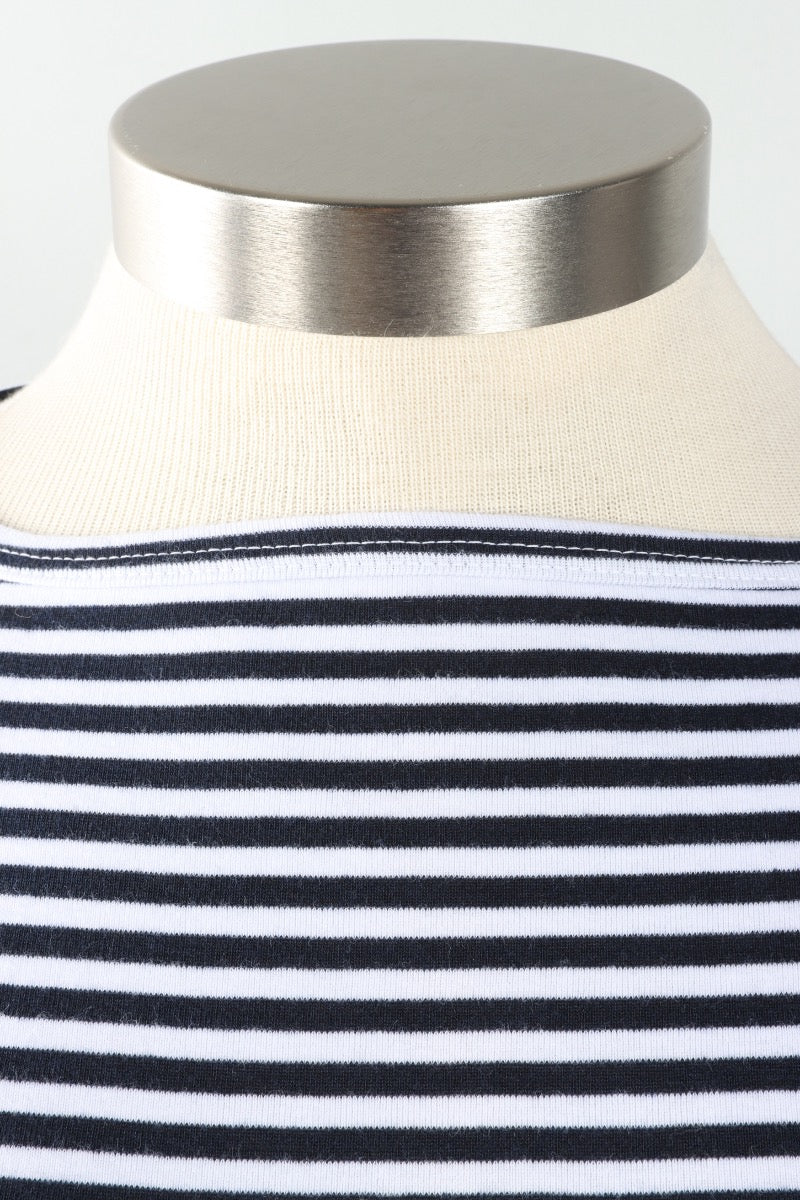 Boat Neck Top - White