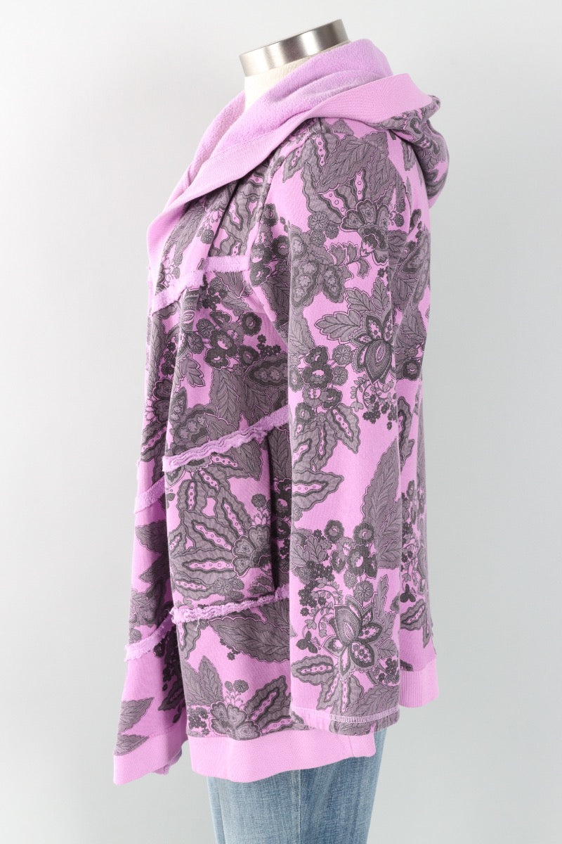 Hooded Cardigan - Tulip