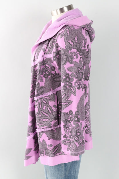 Hooded Cardigan - Tulip