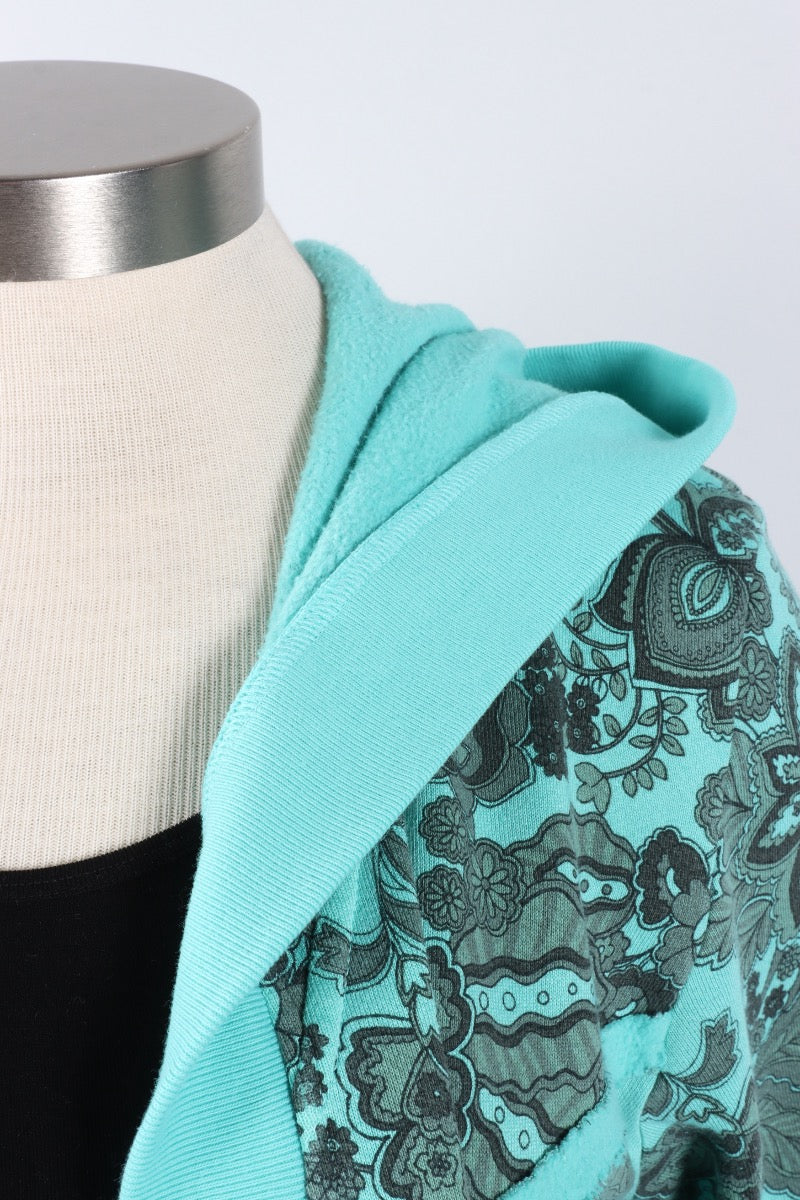 Hooded Cardigan - Azure