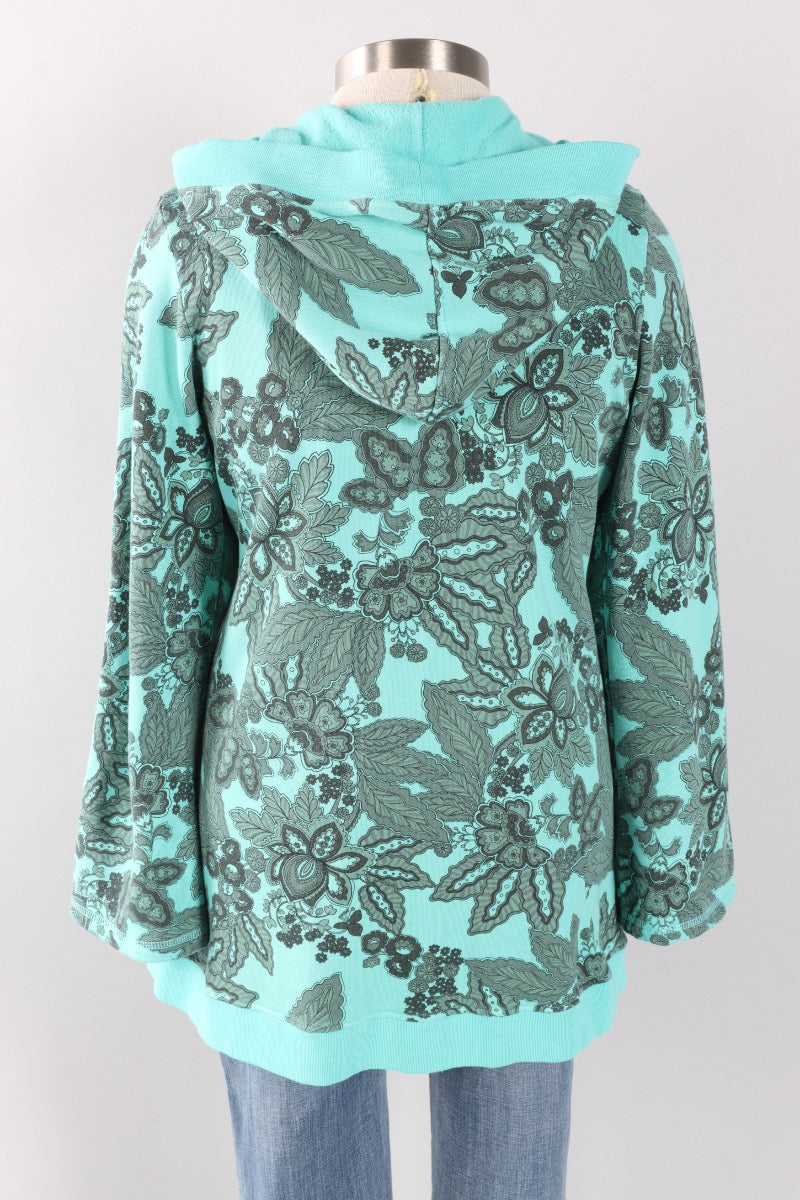 Hooded Cardigan - Azure