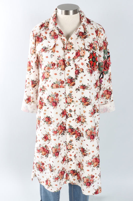 Cara Delvinge Coat - Floral