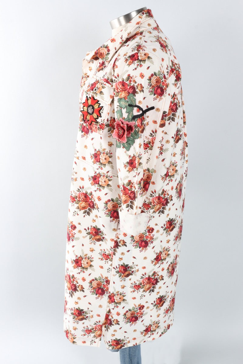 Cara Delvinge Coat - Floral