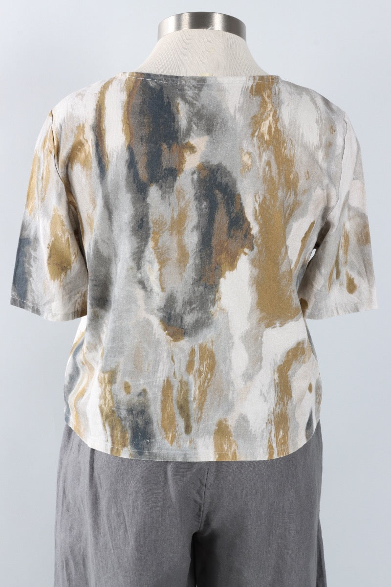 Simon Shirt - Pioggia Linen Blend