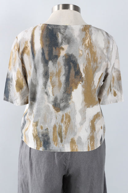 Simon Shirt - Pioggia Linen Blend