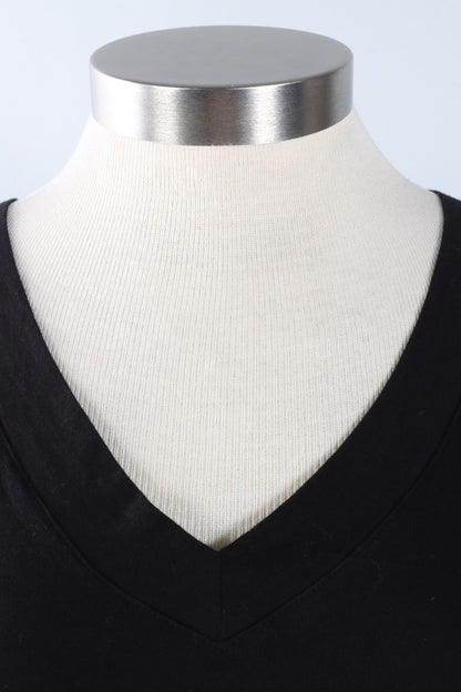 V-Neck Tank - Black