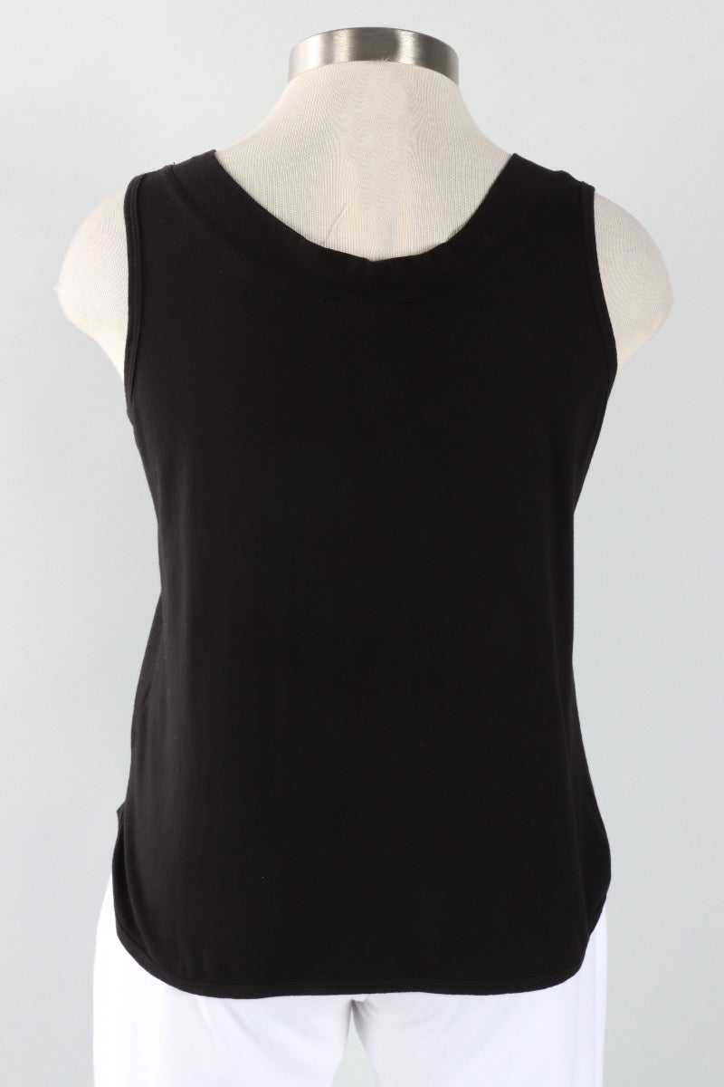V-Neck Tank Plus - Black