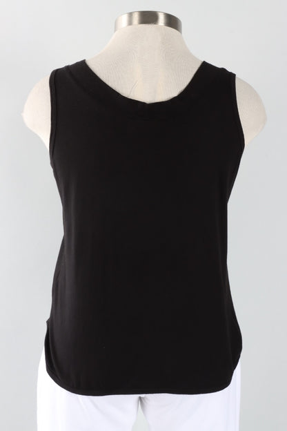 V-Neck Tank - Black