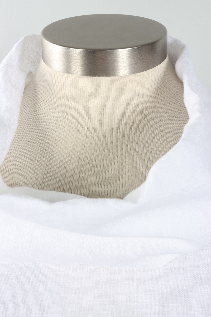 Nola Shirt - White Heavy Linen