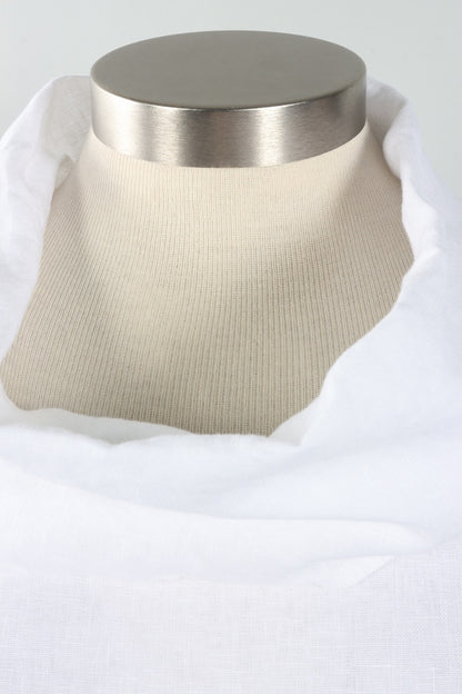 Nola Shirt - White Heavy Linen