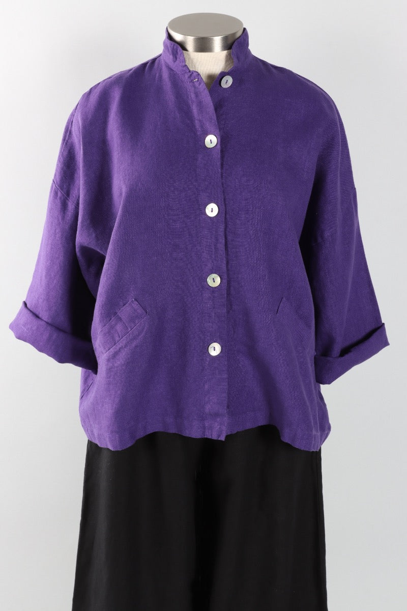 Danuta Jacket - Verbena Heavy Linen
