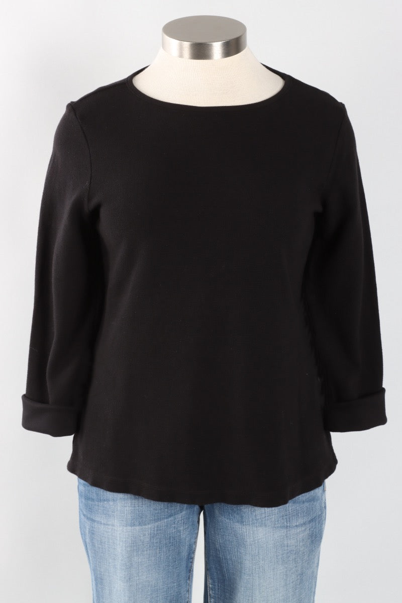 Boatneck Top Plus - Black