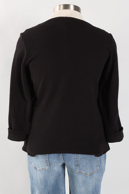 Boatneck Top Plus - Black