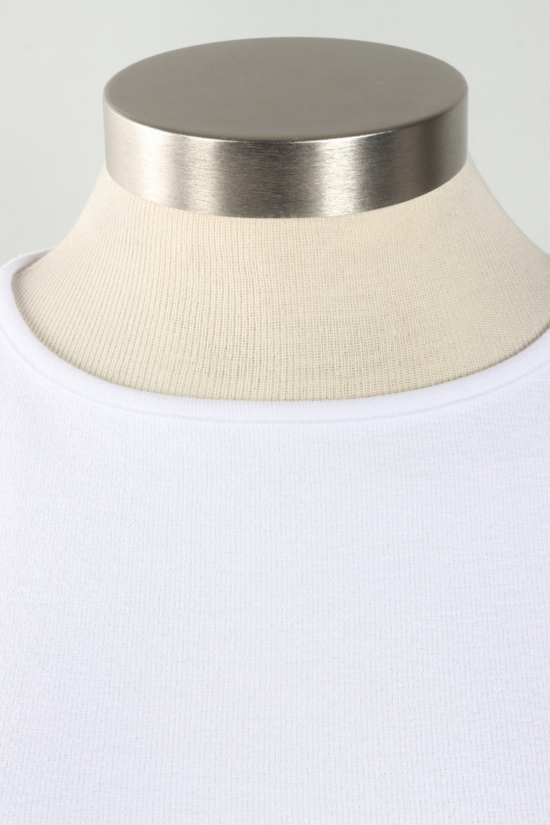 Boatneck Top Plus - White