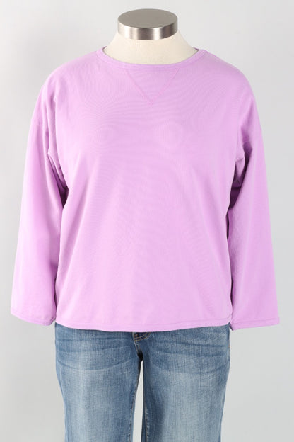 Stretch Terry Sweatshirt - Tulip