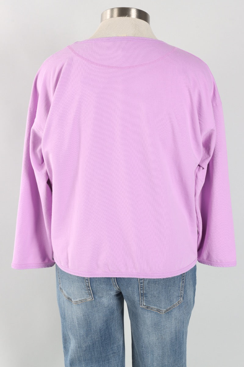 Stretch Terry Sweatshirt - Tulip