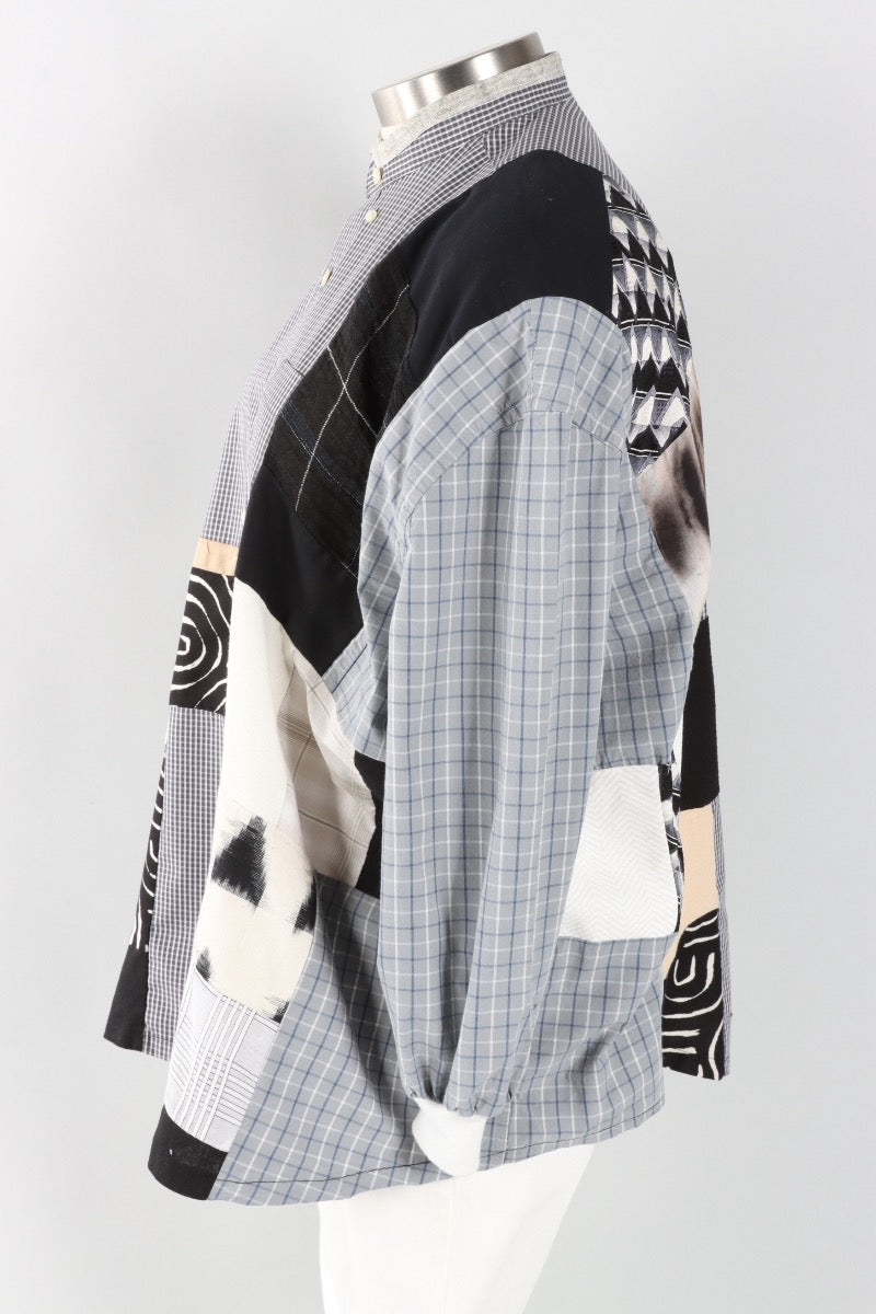 Evelyn Top - Black & Grey #1