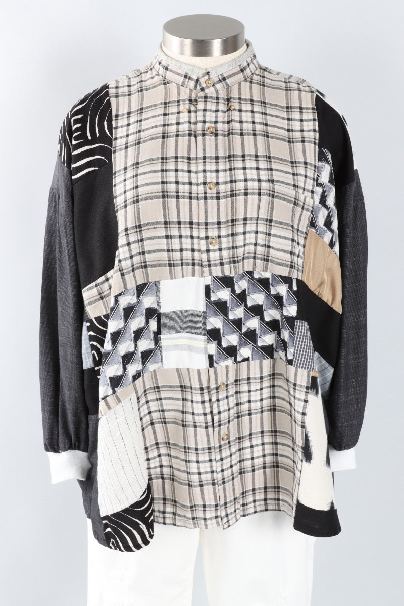 Evelyn Top - Black & Grey #2