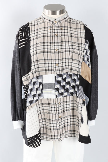 Evelyn Top - Black & Grey #2