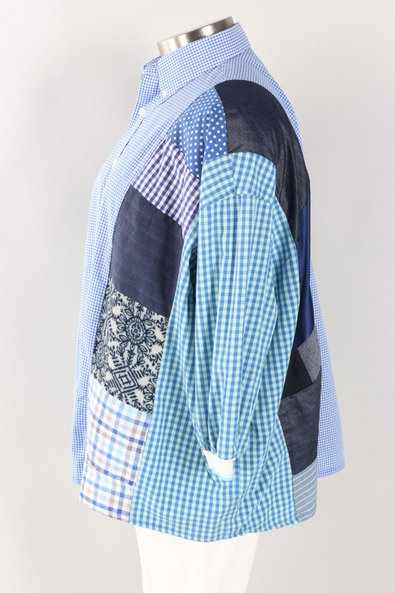 Edith Shirt - Indigo #3