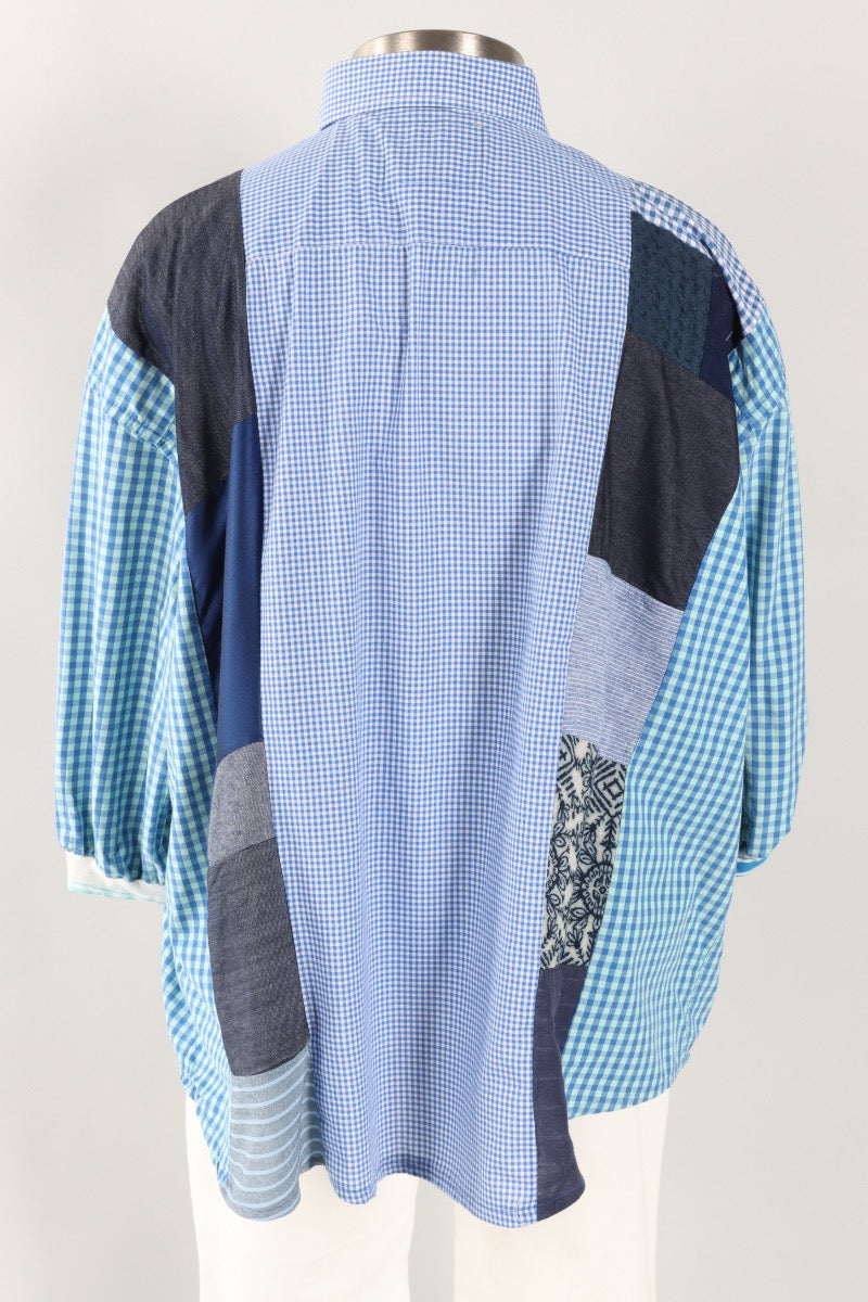 Edith Shirt - Indigo #3