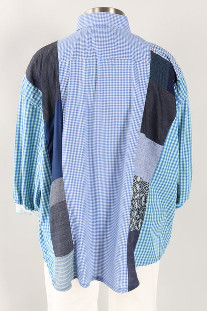 Edith Shirt - Indigo #3