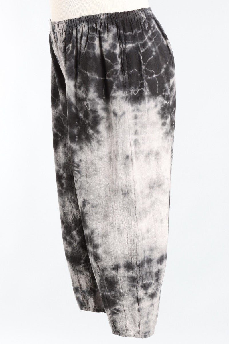 Dart Pant - Marbled Black