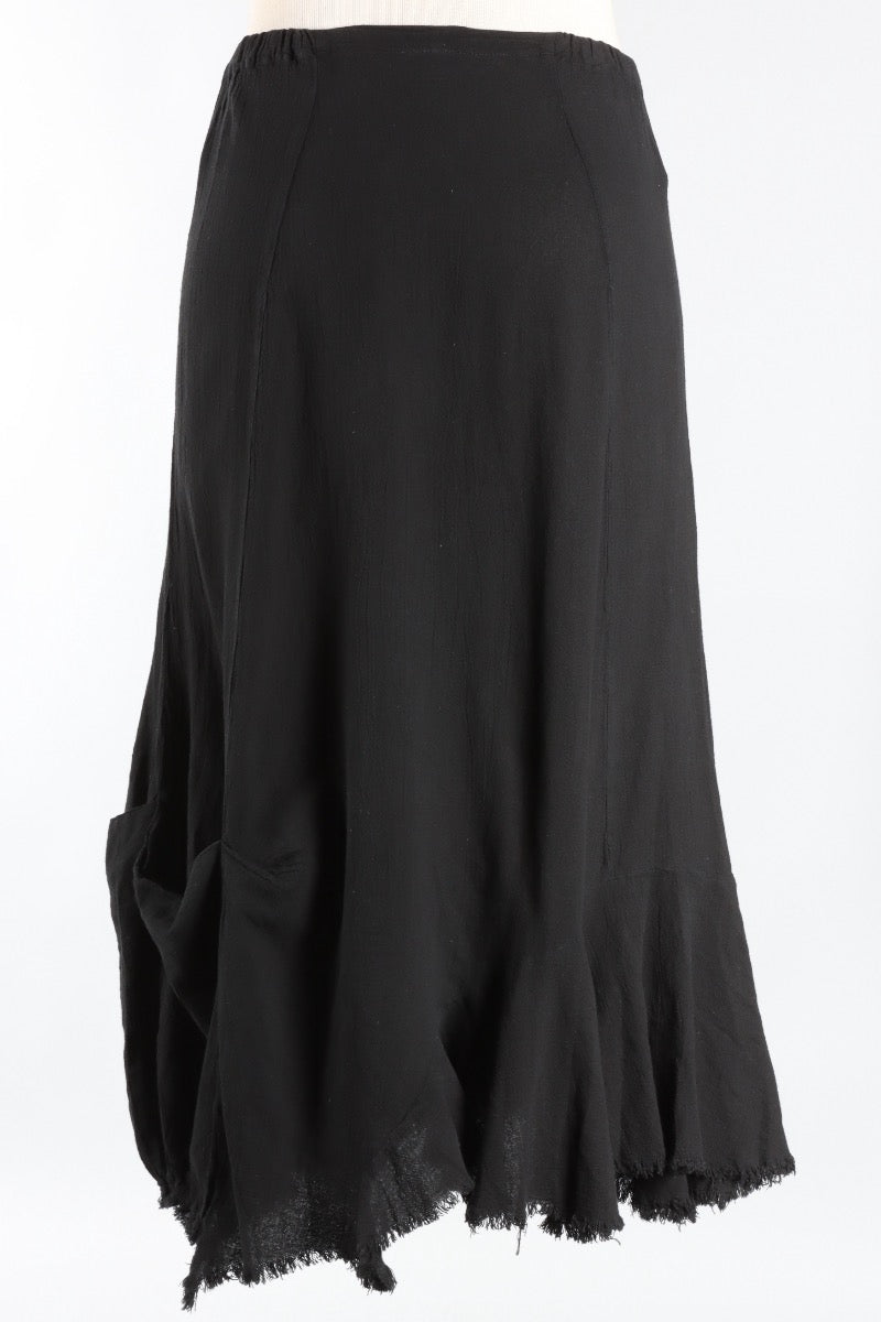 Fringe Skirt - Black