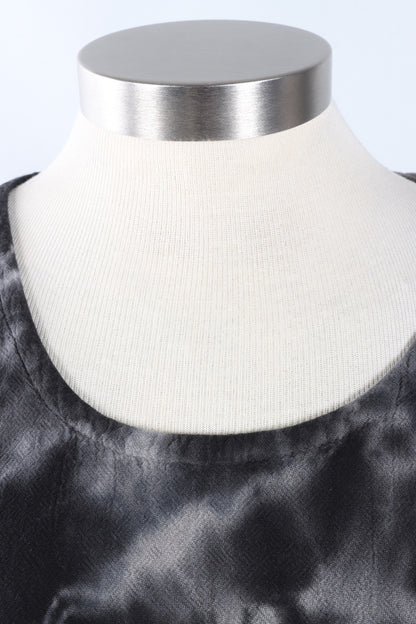 Ana Top - Marbled Black
