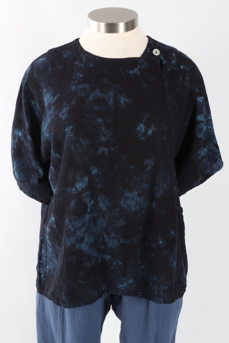 Athena Top - Washed Sapphire