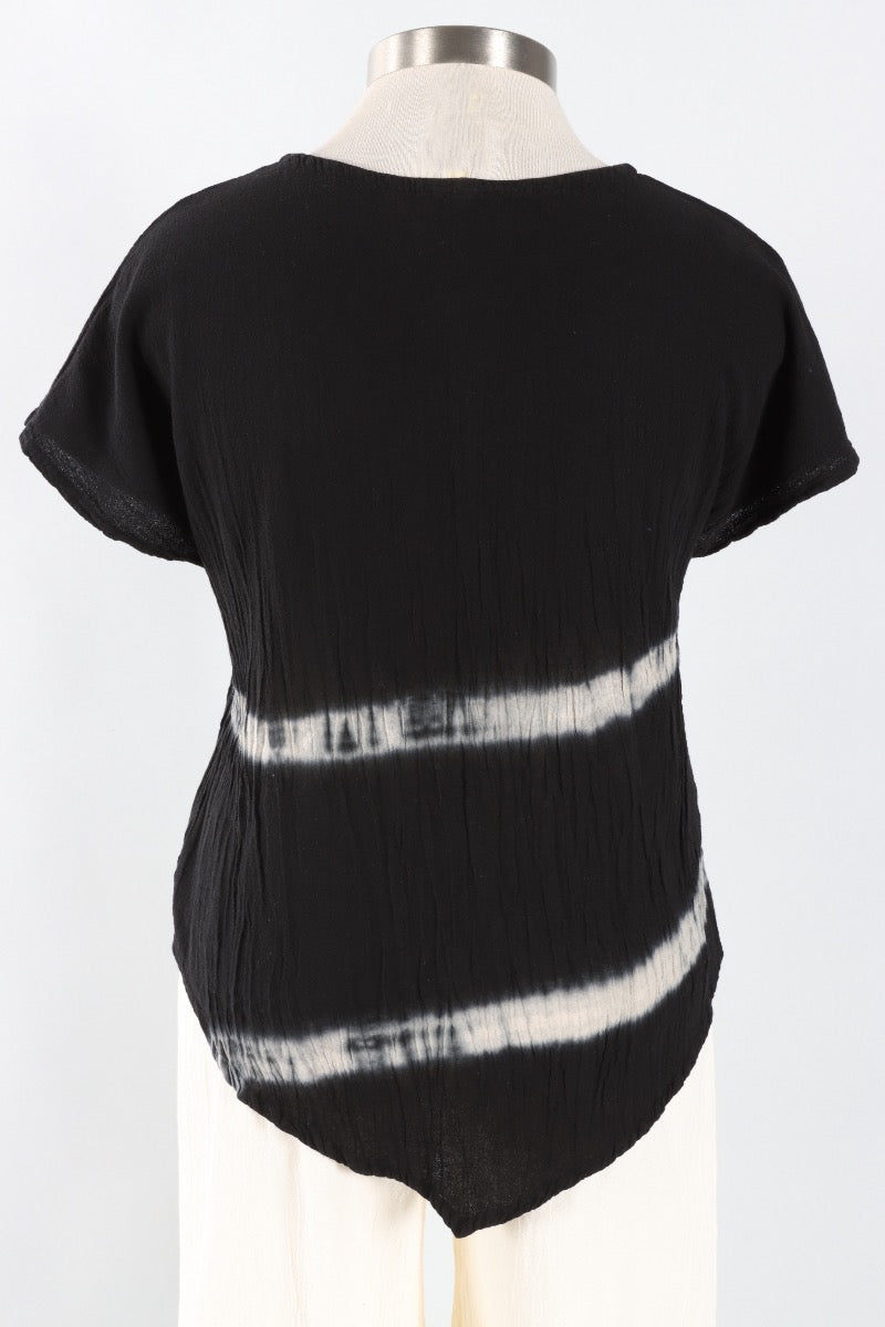 Grace Wave Top - Black