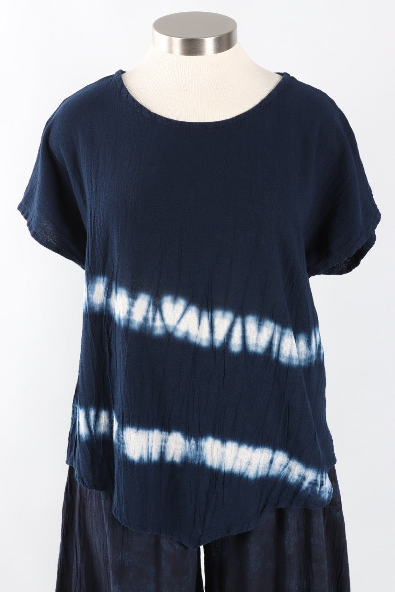 Grace Wave Top - Sapphire