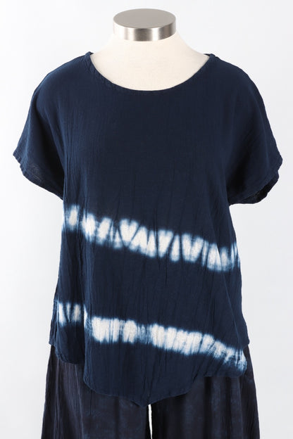 Grace Wave Top - Sapphire