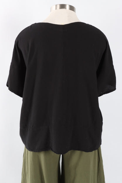 Fawbush's Only! Kat Top - Black