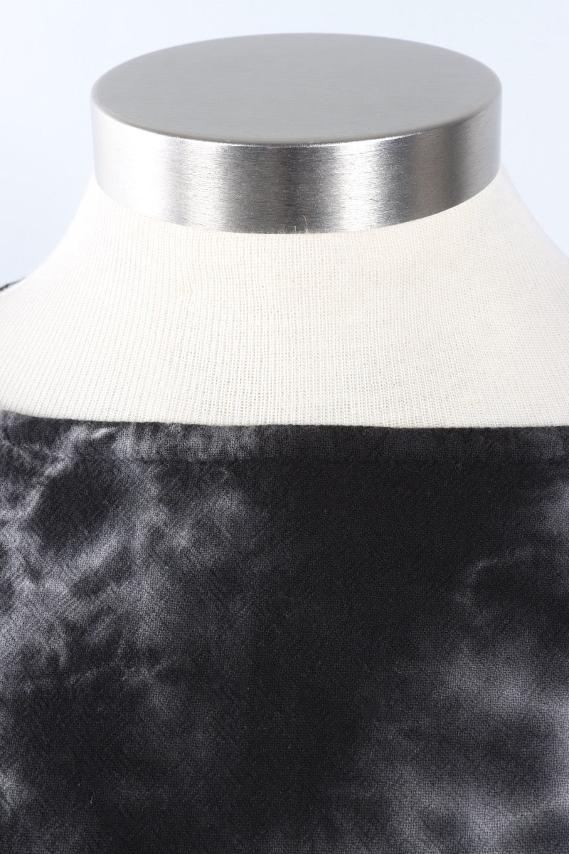 Loraine Top - Marbled Black