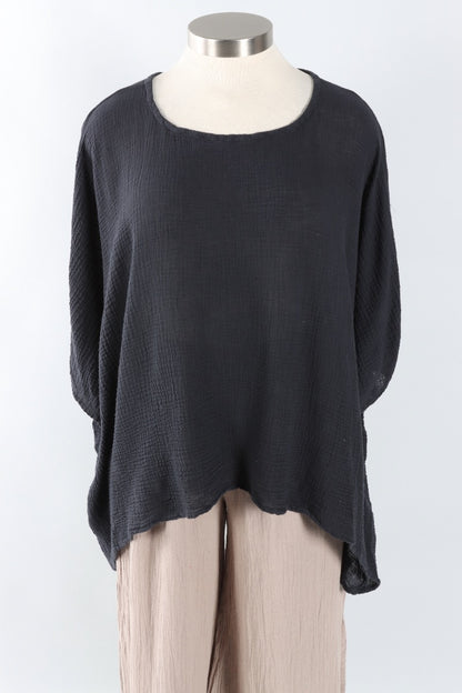 Name-It-Jane Blouse - Coal