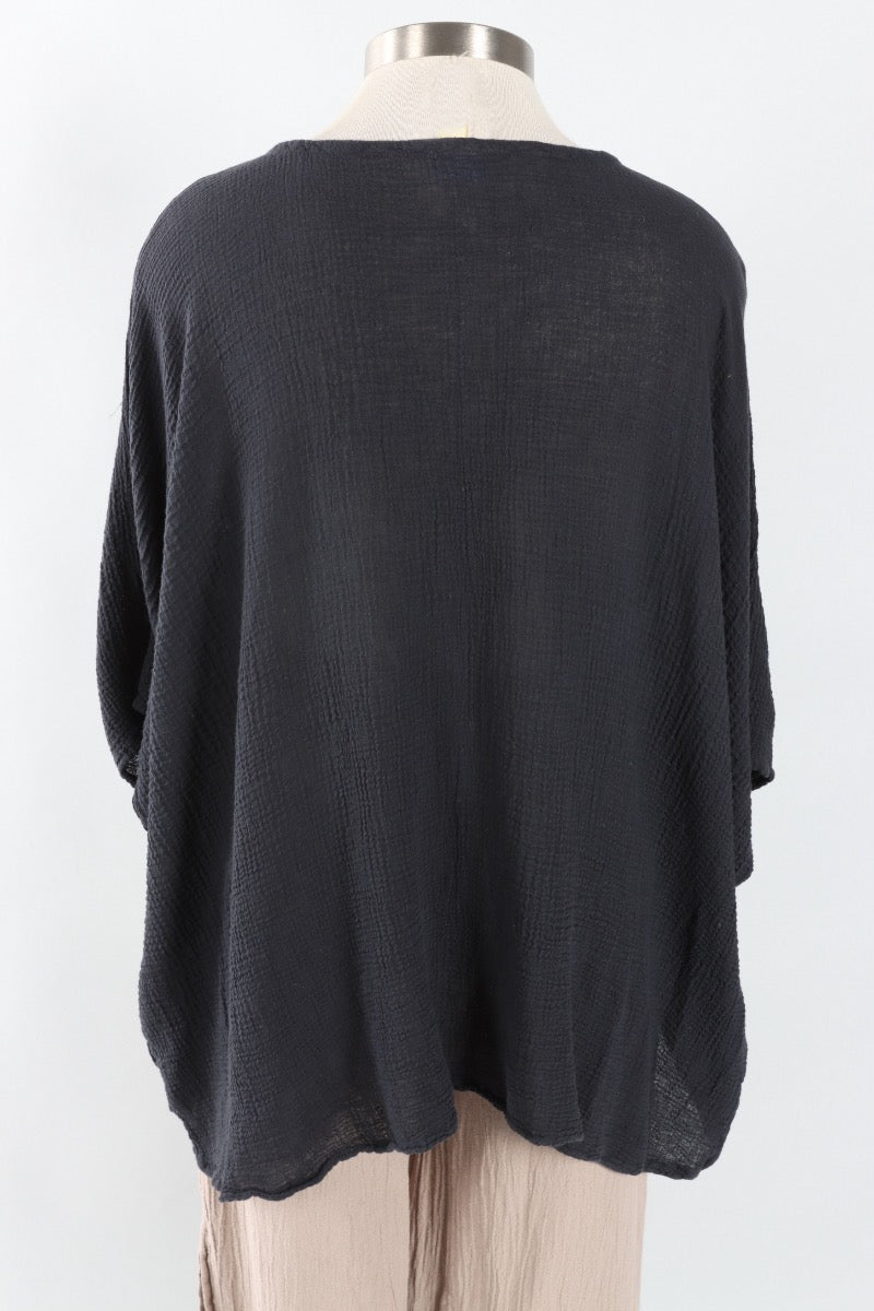 Name-It-Jane Blouse - Coal