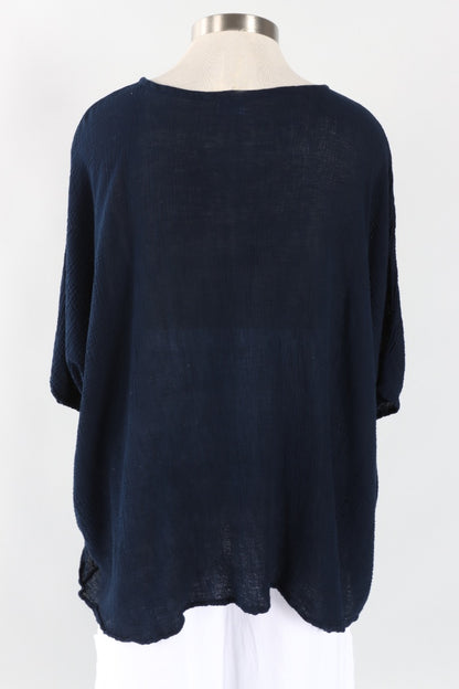 Name-It-Jane Blouse - Sapphire