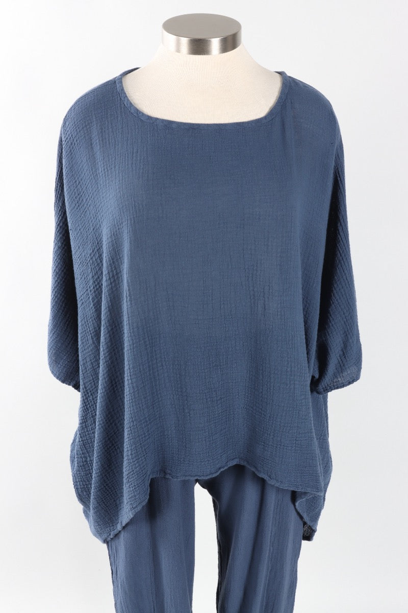 Name-It-Jane Blouse - Neptune