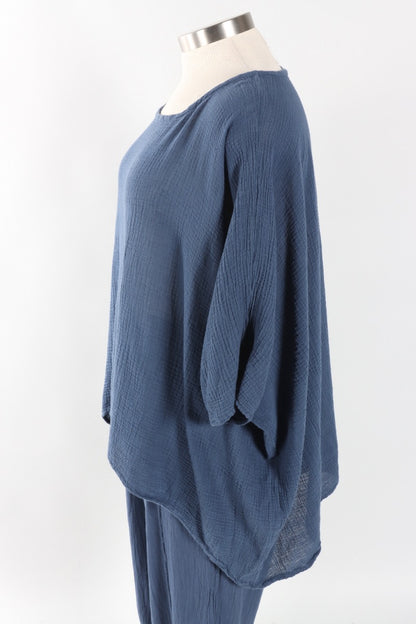 Name-It-Jane Blouse - Neptune